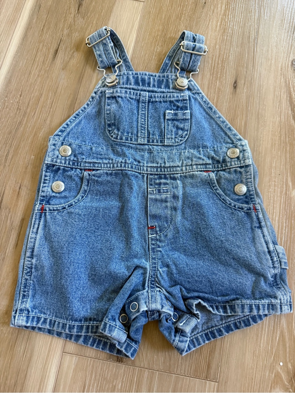 Vintage baby gap denim overalls
